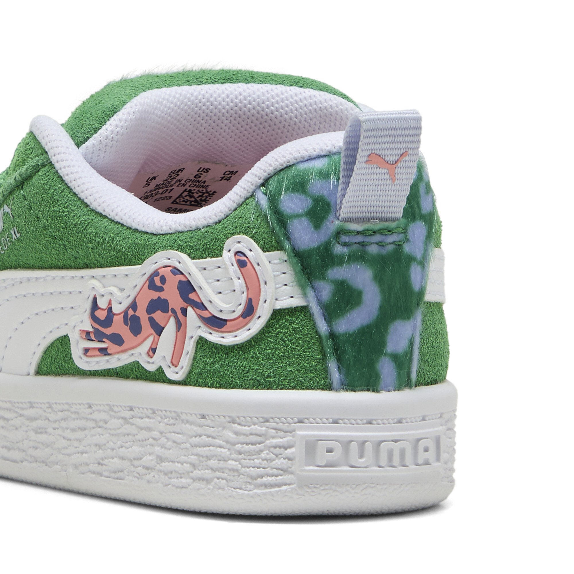 PUMA Suede XL Cats Club sneakers, Groen/Wit, Maat 21 thumbnail 5