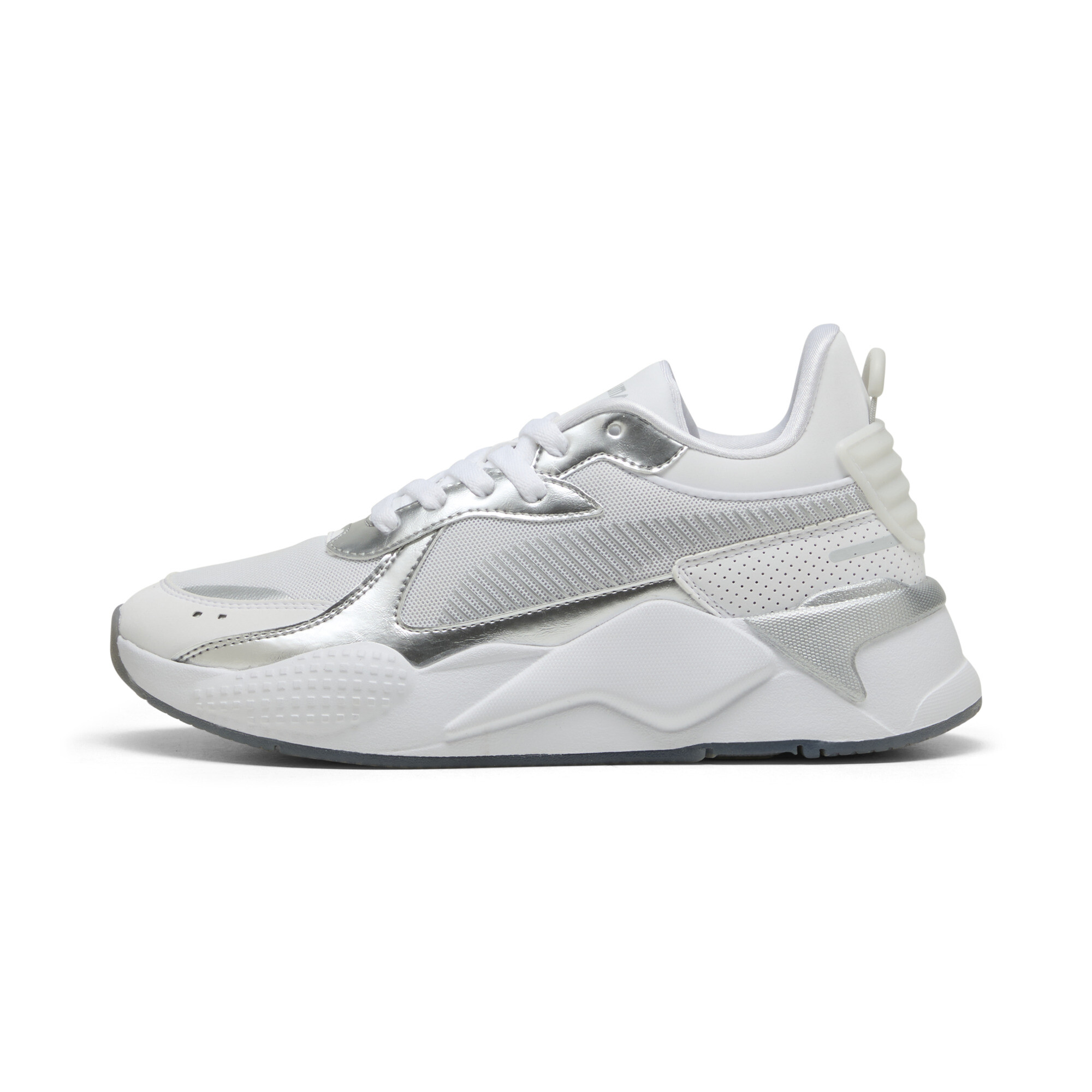 Puma RS-X Astro Escape Sneakers Damen Schuhe | Mit Color Blocking | White/Silver | Größe: 35.5