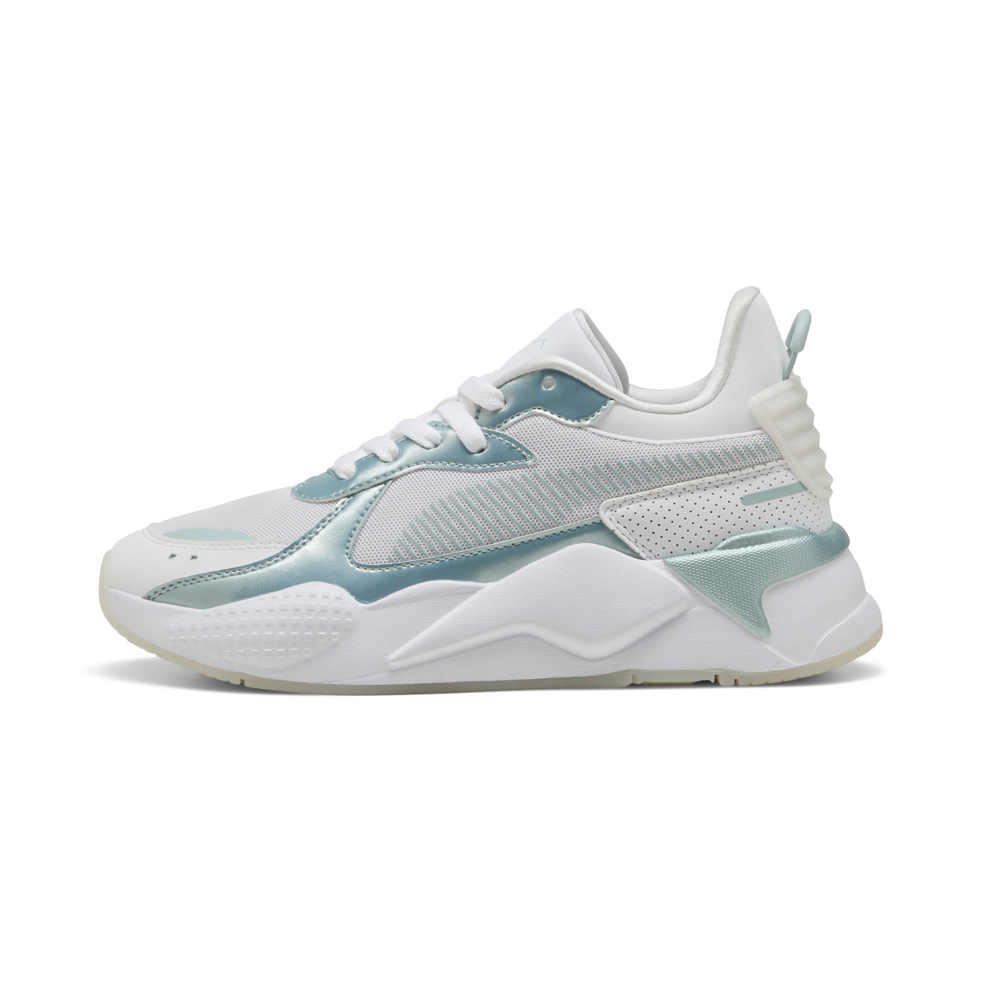 Puma RS-X Astro Escape Sneakers Damen Schuhe | Mit Color Blocking | White/Modern Mint | Größe: 36