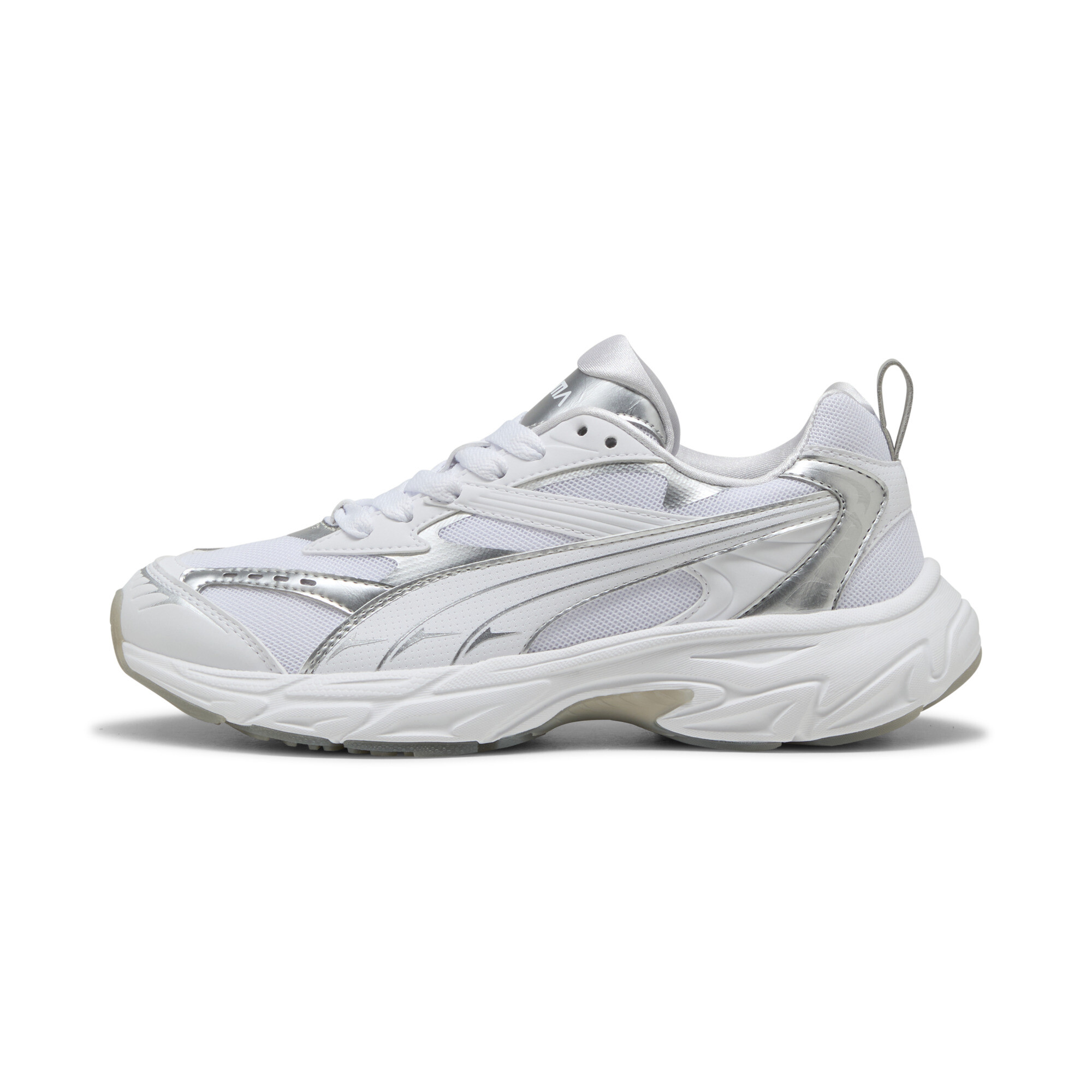 Puma Morphic Astro Escape Sneakers Damen Schuhe | Mit Plain | White/Silver | Größe: 37.5