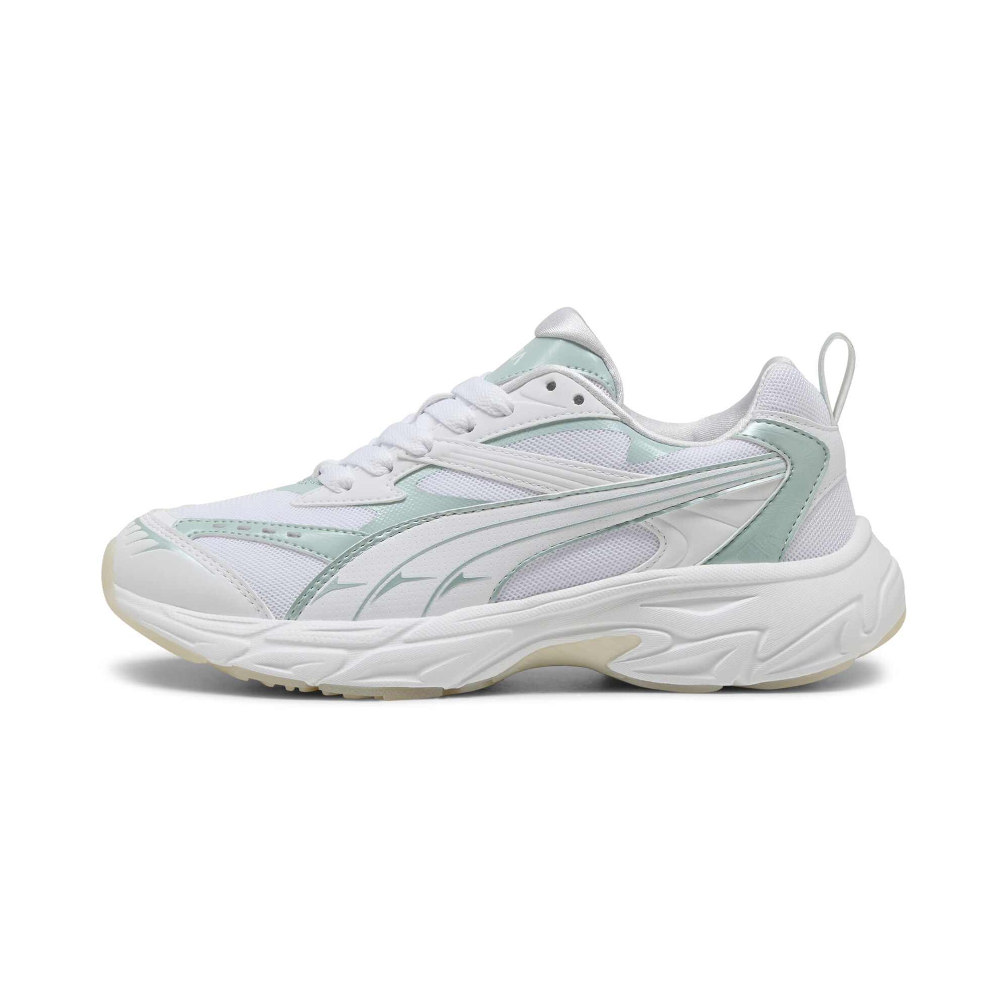 Puma Morphic Astro Escape Sneakers Damen Schuhe | Mit Plain | White/Modern Mint | Größe: 37.5