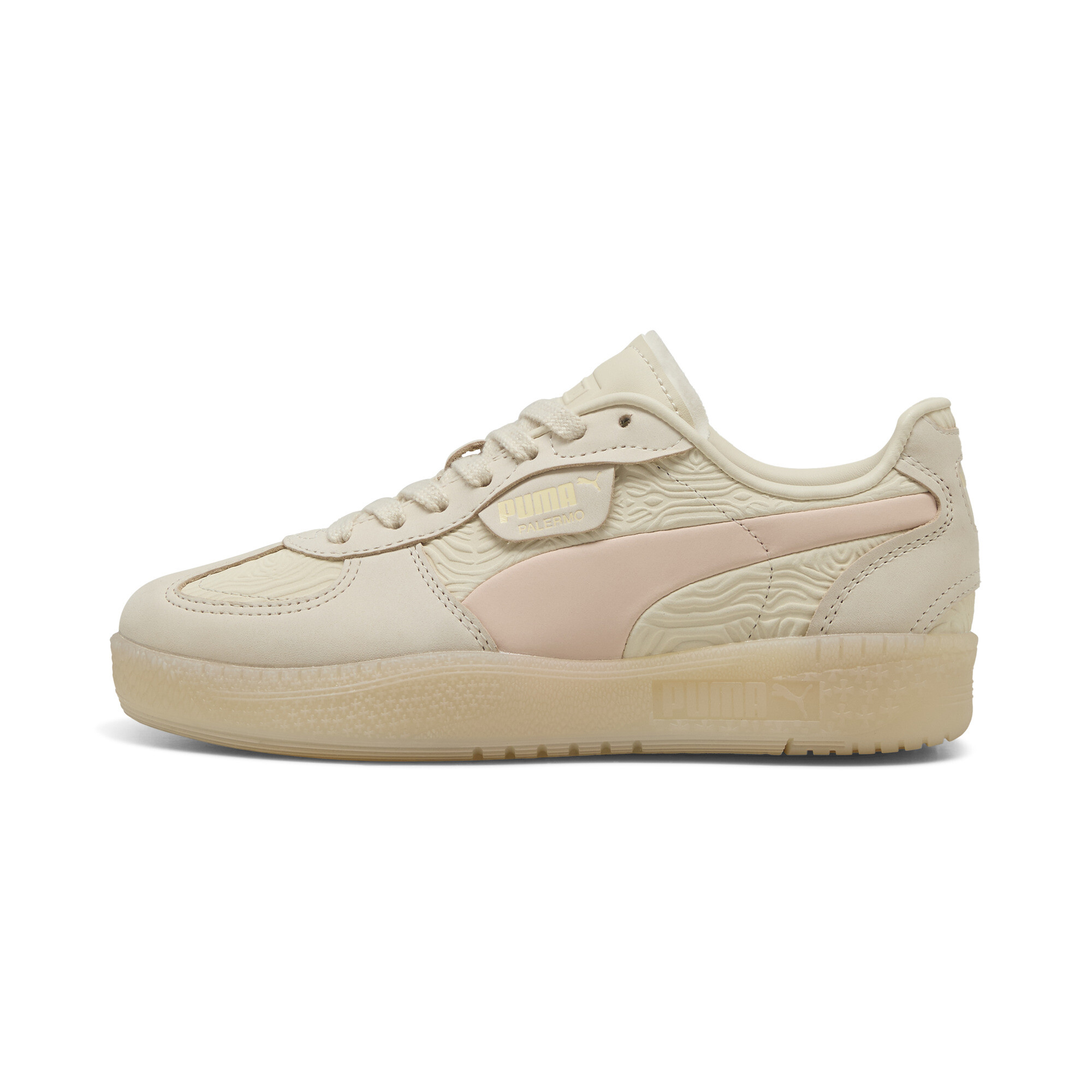 Puma Palermo Moda Muted Animal Sneakers Damen Schuhe | Mit Animal Print | Alpine Snow/Island Pink/Creamy Vanilla | Größe...