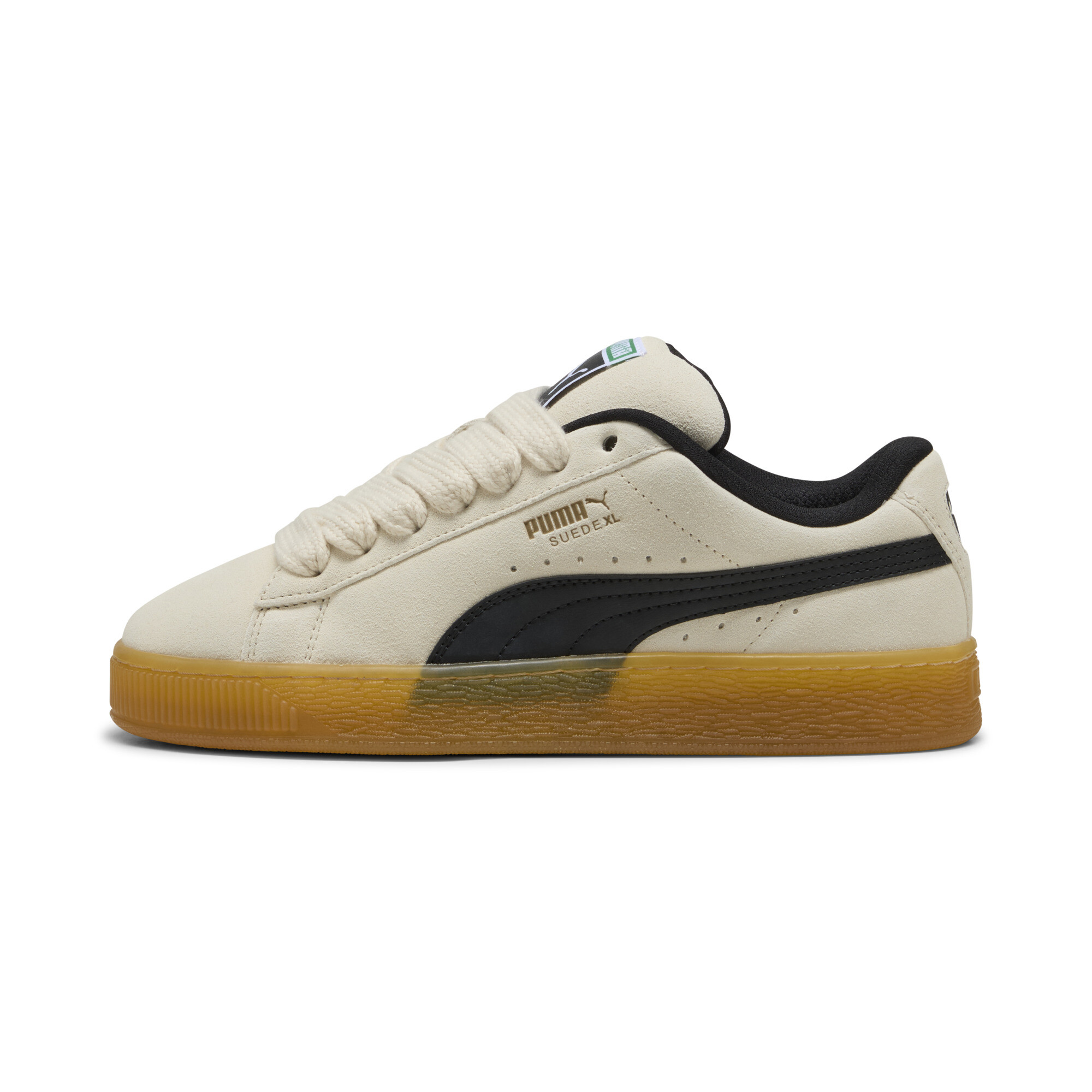 Puma Suede XL Dark Risk Sneakers Unisex Schuhe | Mit Plain | Alpine Snow/Black | Größe: 38