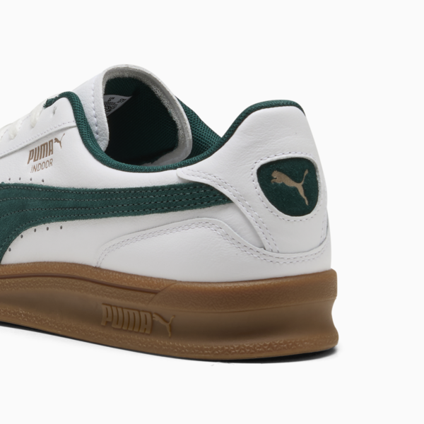 Indoor Sneakers Unisex, PUMA White-Dark Myrtle-Gum, large-ZAF