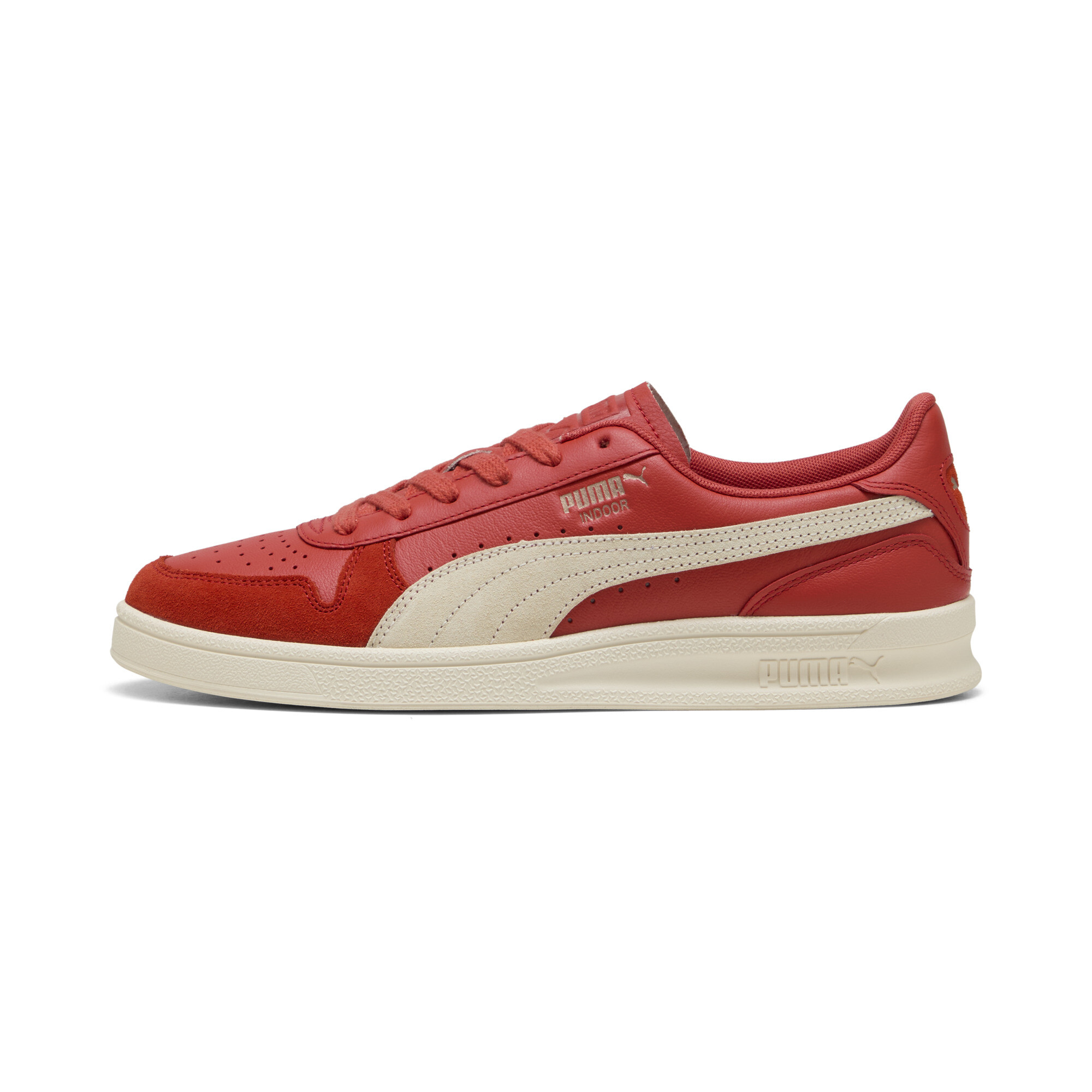 Puma Indoor Sneakers Unisex Schuhe | Mit Plain | Red Fire/Frosted Ivory | Größe: 36