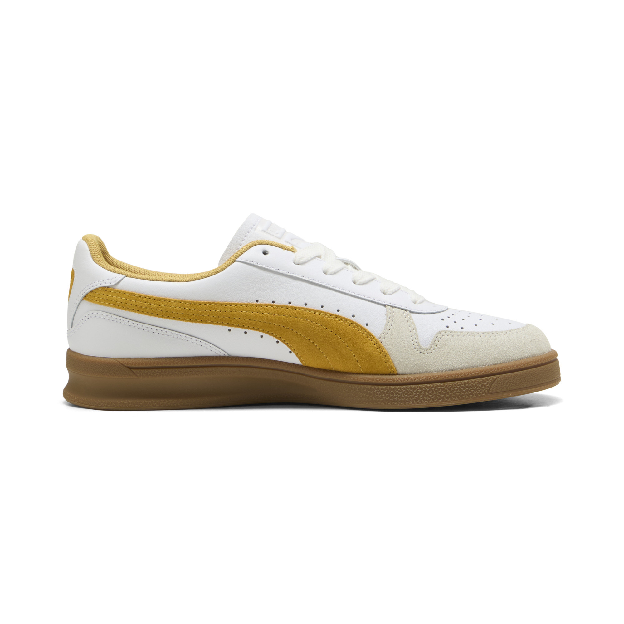 PUMA Indoor sneakers unisex, Wit/Goud, Maat 43 thumbnail 3