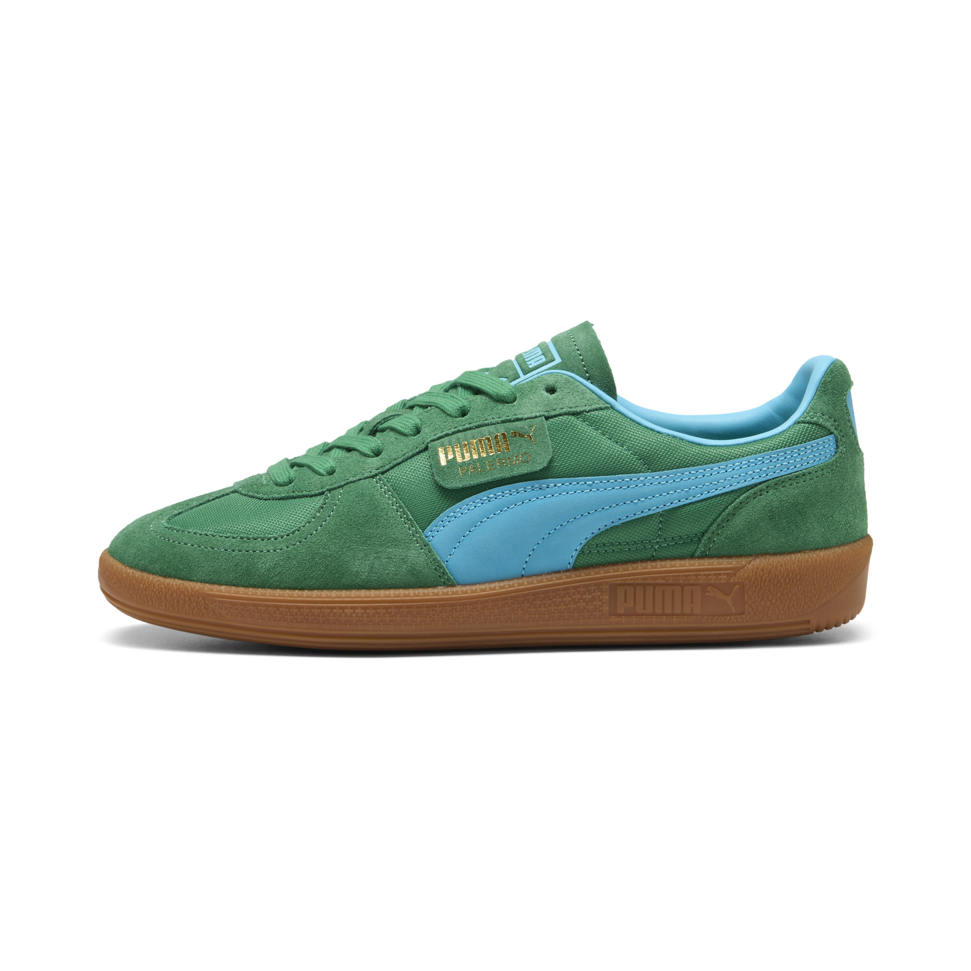 Puma Palermo Vintage Update Sneakers Unisex Schuhe | Mit Plain | Archive Green/Bright Aqua | Größe: 42.5