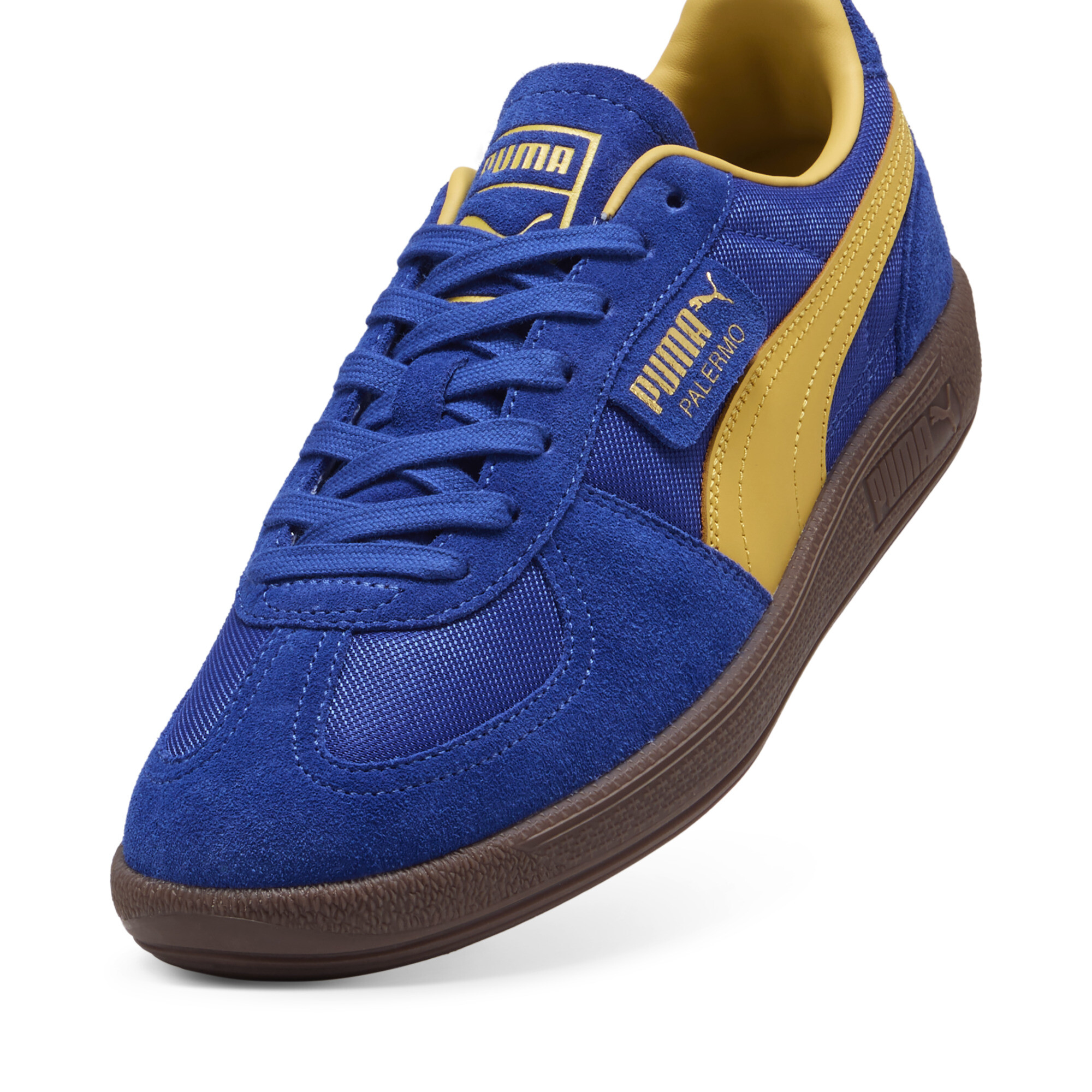 Palermo Vintage Update sneakers, Blauw/Geel, Maat 48 | PUMA