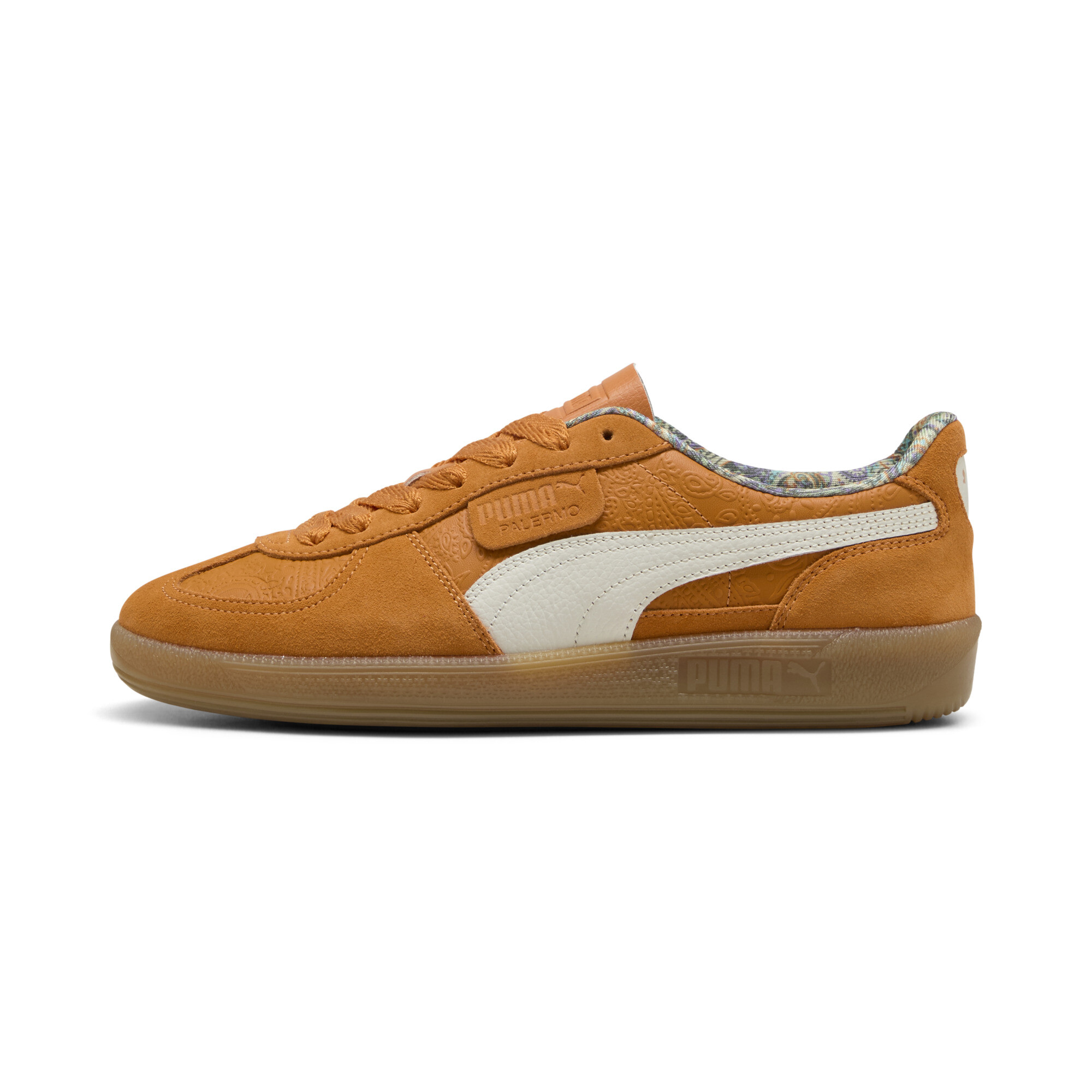 Puma Palermo Bomber Sneakers In Orange