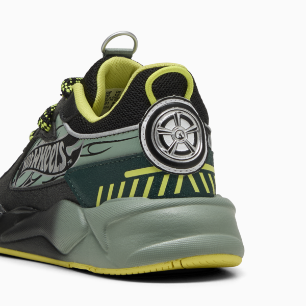 PUMA x HOT WHEELS™ RS-X Sneakers Kids, PUMA Black-Green Moon, large-MEX