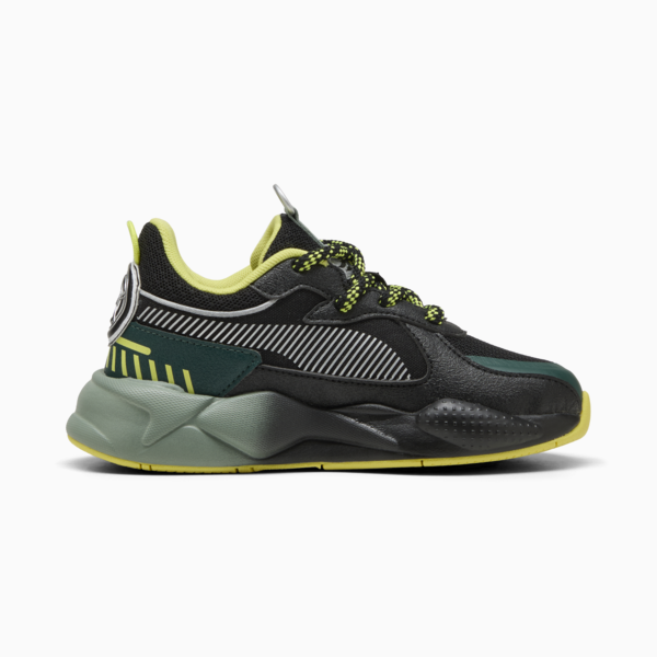 PUMA x HOT WHEELS™ RS-X Sneakers Kids, PUMA Black-Green Moon, large-MEX