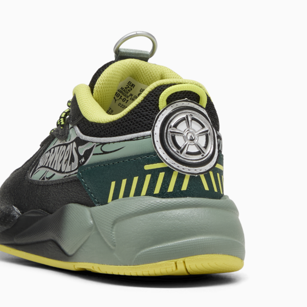 Tenis PUMA x HOT WHEELS RS-X para bebés, PUMA Black-Green Moon, large-MEX