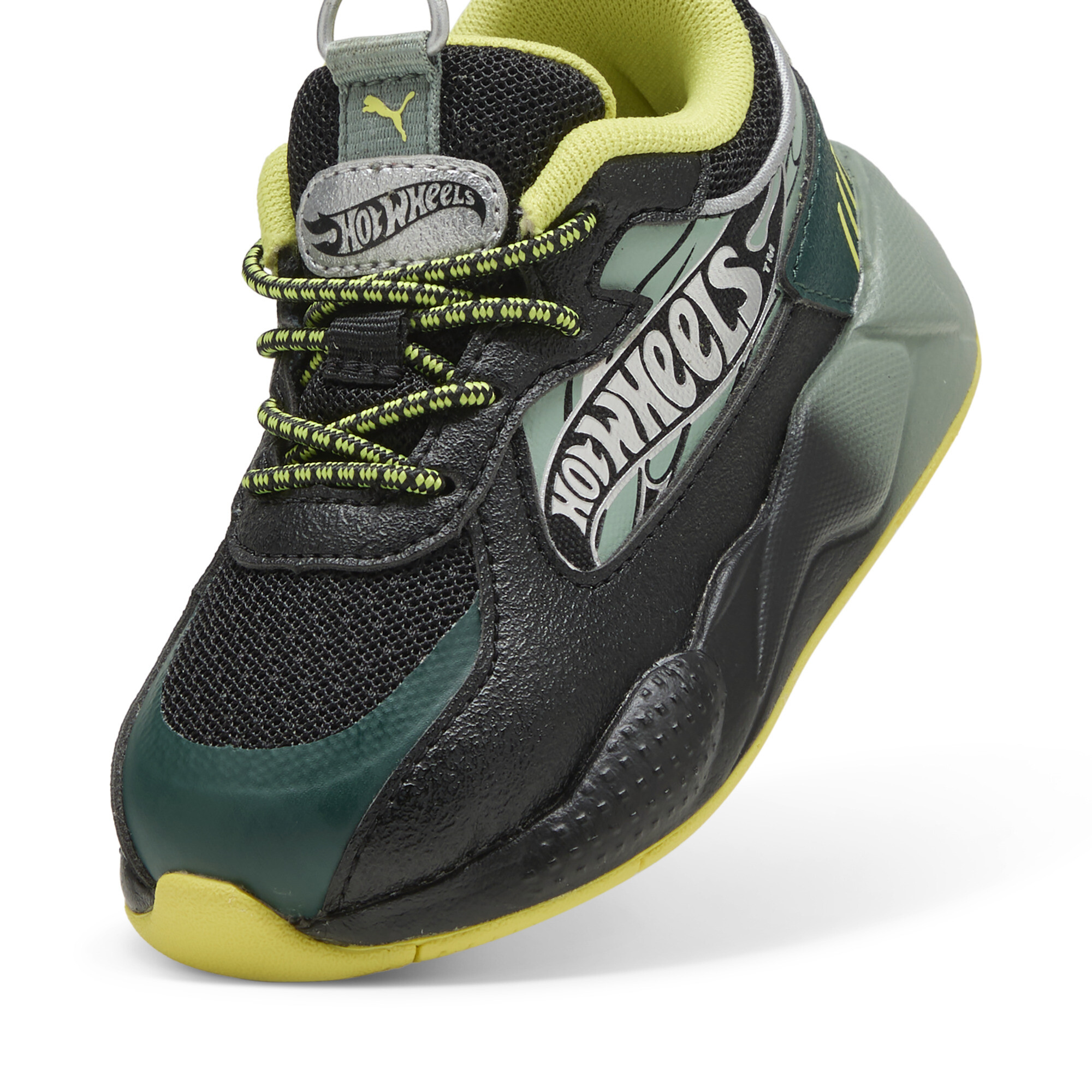 PUMA x HOT WHEELS™ RS-X sneakers, Zwart/Groen