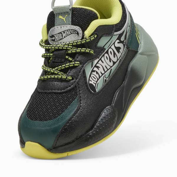 Tenis PUMA x HOT WHEELS RS-X para bebés, PUMA Black-Green Moon, large-MEX