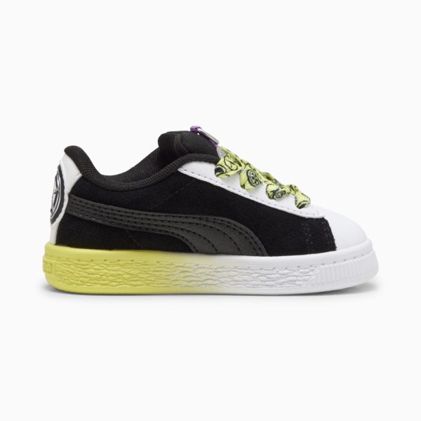 Tenis PUMA x HOT WHEELS Suede XL para bebés, PUMA Black-PUMA White-Lemon Sherbert, large-MEX