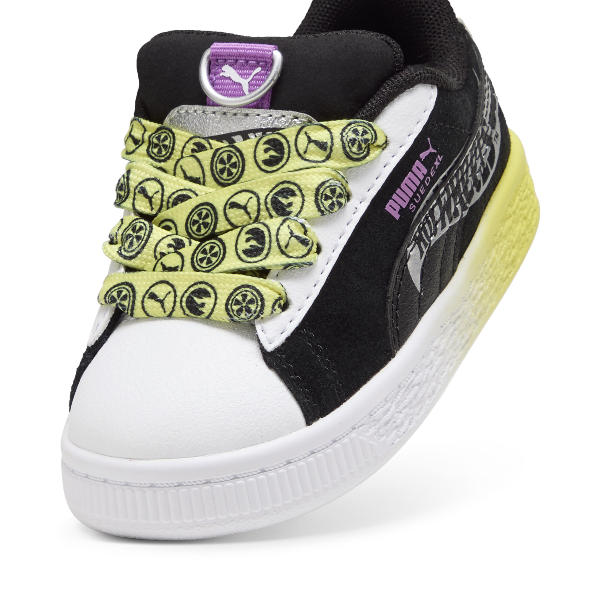 PUMA x HOT WHEELS™ Suede XL sneakers, Wit/Zwart