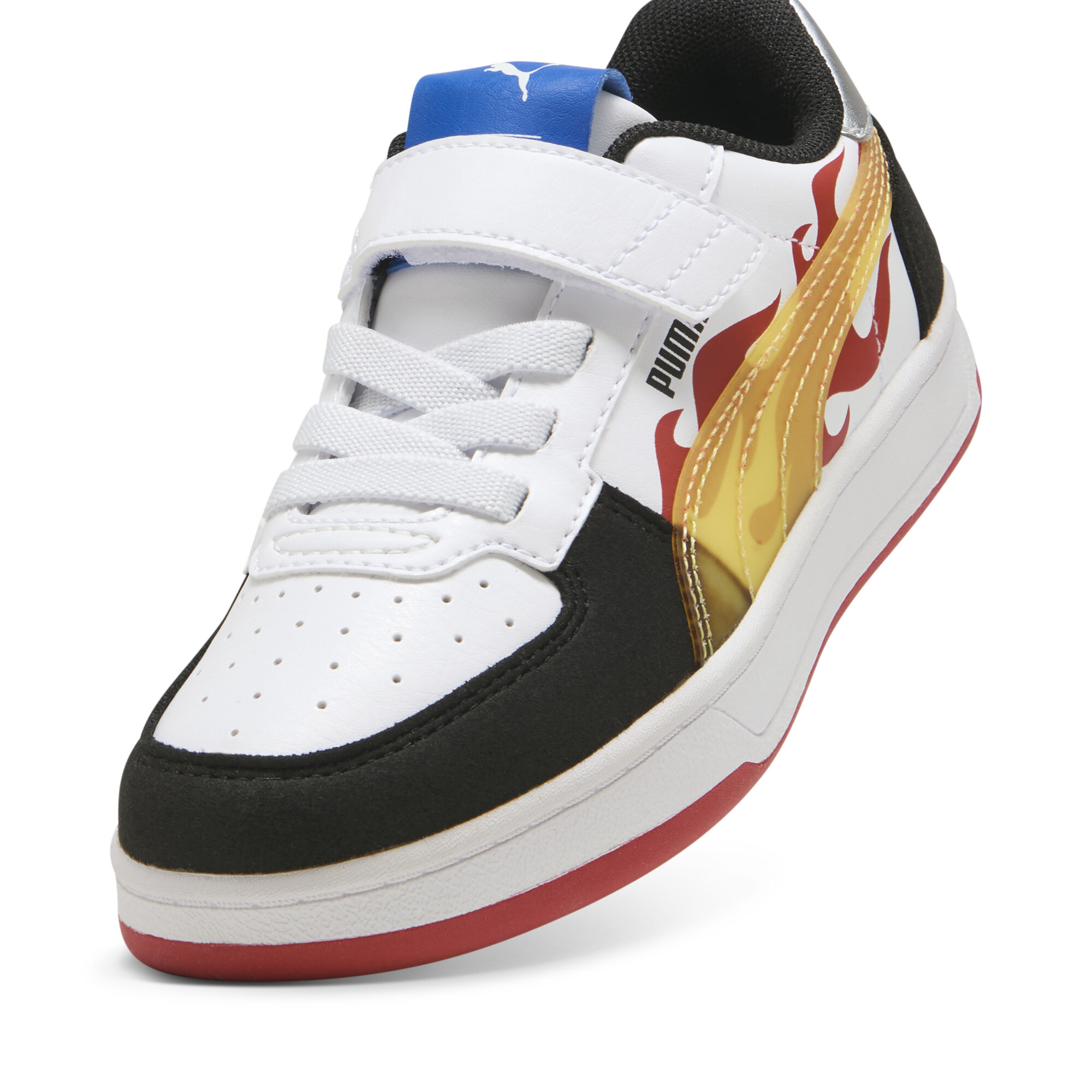 PUMA X HOT WHEELS™ Caven 2.0 sneakers, Zwart/Rood/Wit, Maat 32,5