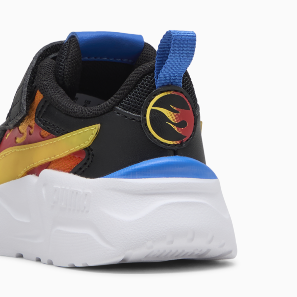 Tenis PUMA x HOT WHEELS Trinity Lite para bebés, PUMA Black-Maple Syrup-Red Fire, large-MEX