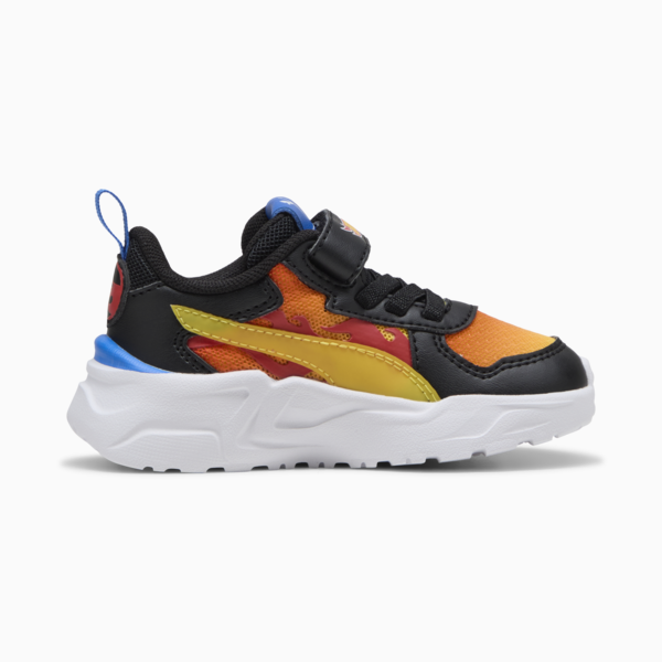 Tenis PUMA x HOT WHEELS Trinity Lite para bebés, PUMA Black-Maple Syrup-Red Fire, large-MEX
