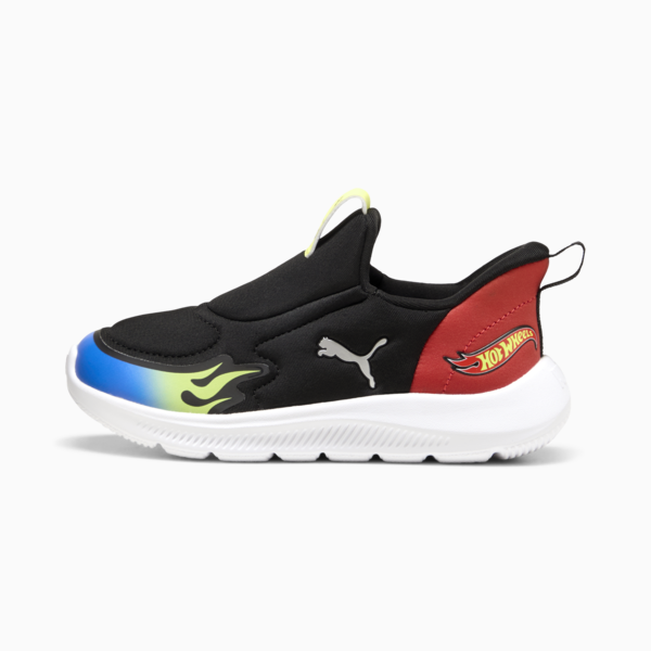 Tenis PUMA x HOT WHEELS™ Fun Racer 2 para niños, PUMA Black-Lemon Sherbert-PUMA Team Royal, large-MEX