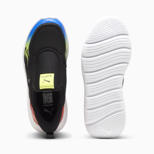 Tenis PUMA x HOT WHEELS™ Fun Racer 2 para niños, PUMA Black-Lemon Sherbert-PUMA Team Royal, large-MEX