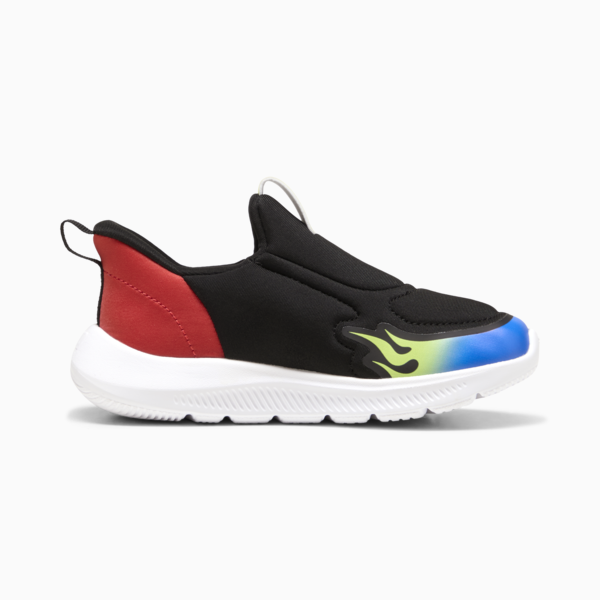 Tenis PUMA x HOT WHEELS™ Fun Racer 2 para niños, PUMA Black-Lemon Sherbert-PUMA Team Royal, large-MEX