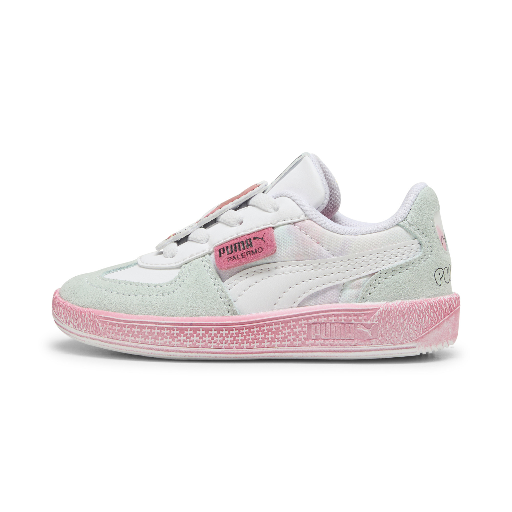 Puma x HELLO KITTY AND FRIENDS Palermo Sneakers Babys Schuhe Für Damen | White/Magic Rose | Größe: 22