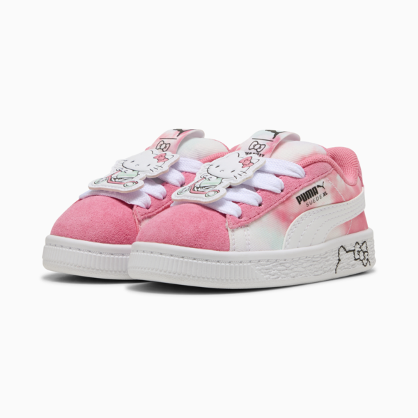 PUMA x HELLO KITTY AND FRIENDS Suede XL Sneakers Toddler, Magic Rose-Peaceful Blue, large-MEX