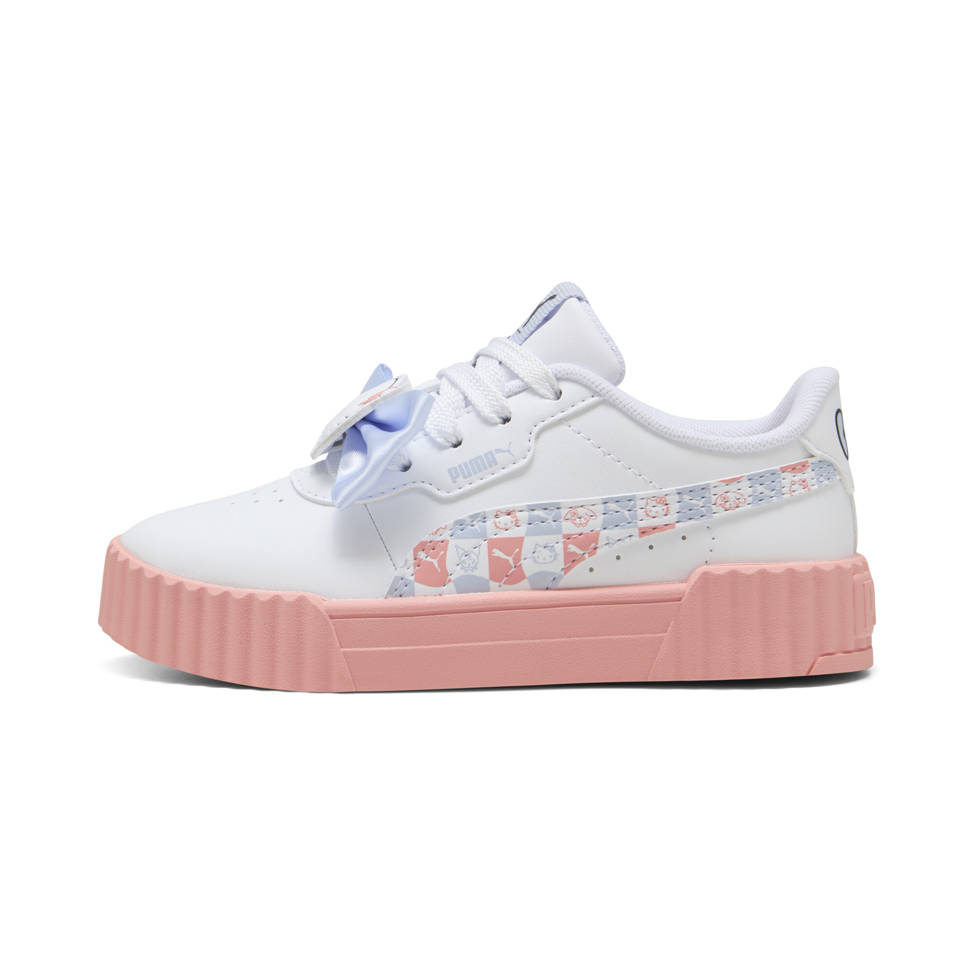 Puma x HELLO KITTY AND FRIENDS Carina 3.0 Sneakers Kinder Schuhe | White/Pink Fruit/Cool Weather | Größe: 30