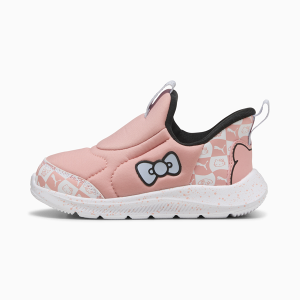 Tenis PUMA x HELLO KITTY Fun Racer 2 SLIPTECH para bebés, Pink Fruit-Cool Weather-PUMA Black, large-MEX