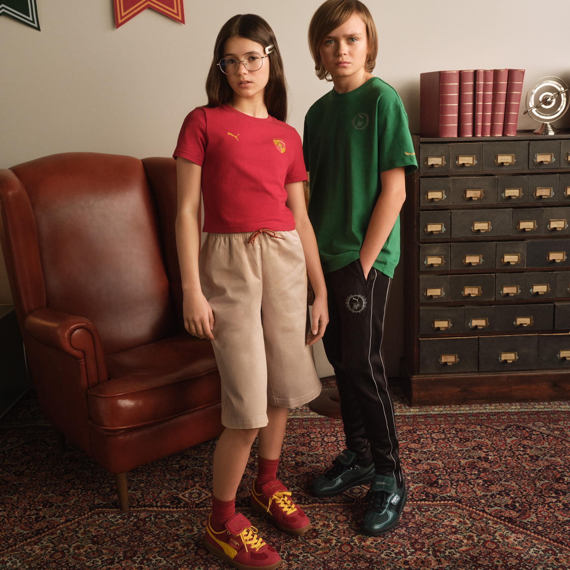 PUMA x HARRY POTTER Palermo sneakers, Geel, Maat 38,5 thumbnail 9