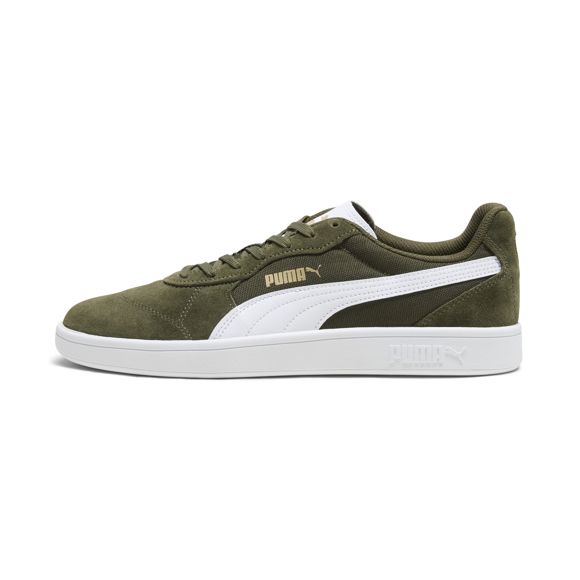 Puma Astro Play Sneakers Unisex Schuhe | Dark Olive/White | Größe: 36