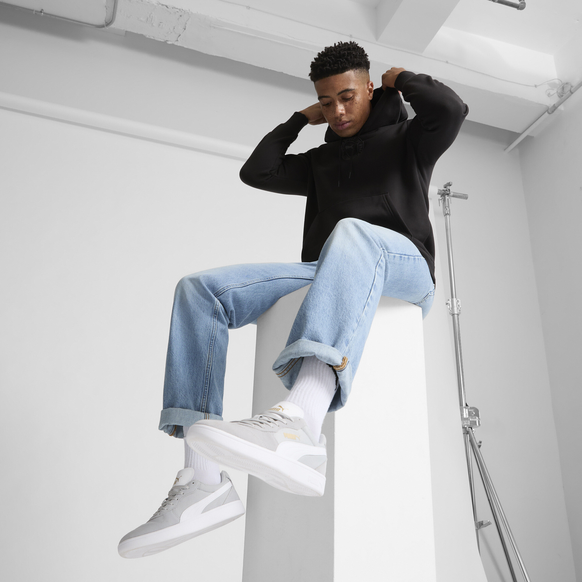 PUMA Astro Play sneakers uniseks, Grijs/Wit, Maat 41 thumbnail 8