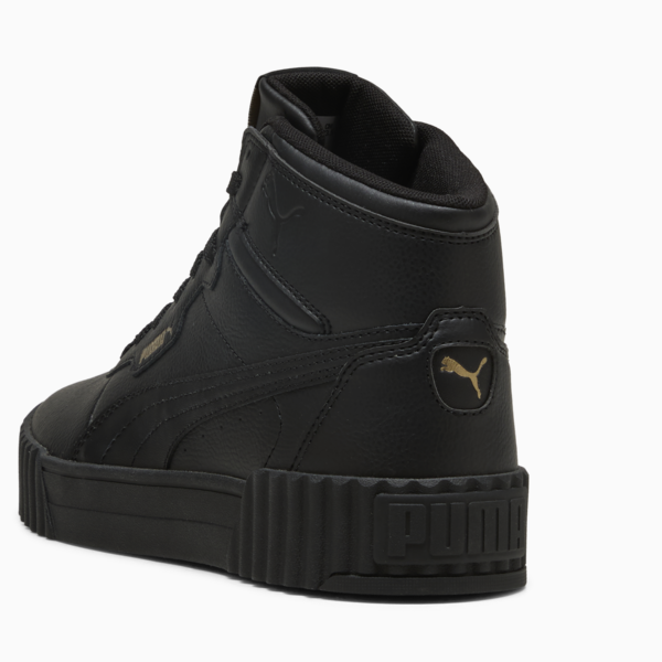 Carina 3.0 Mid Sneakers Women, PUMA Black-PUMA Gold, large-ZAF