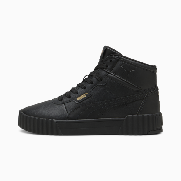 Carina 3.0 Mid Sneakers Women, PUMA Black-PUMA Gold, large-ZAF