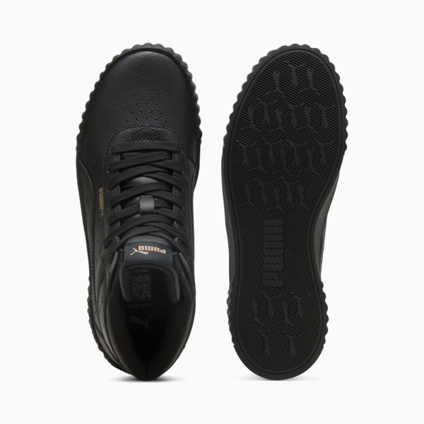 Carina 3.0 Mid Sneakers Women, PUMA Black-PUMA Gold, large-ZAF