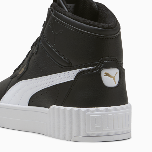Zapatillas Carina 3.0 Mid para mujer, PUMA Black-PUMA White-PUMA Gold, large-ARG