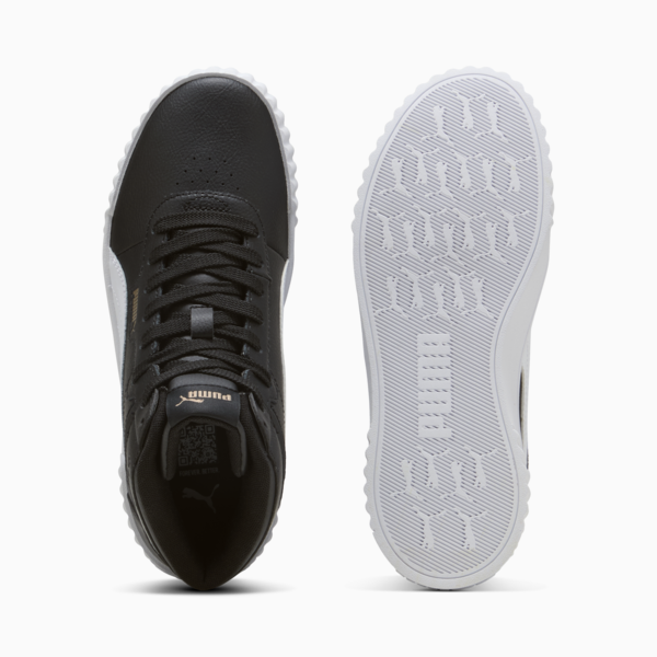 Zapatillas Carina 3.0 Mid para mujer, PUMA Black-PUMA White-PUMA Gold, large-ARG