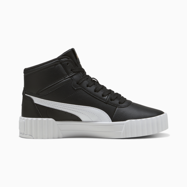 Zapatillas Carina 3.0 Mid para mujer, PUMA Black-PUMA White-PUMA Gold, large-ARG