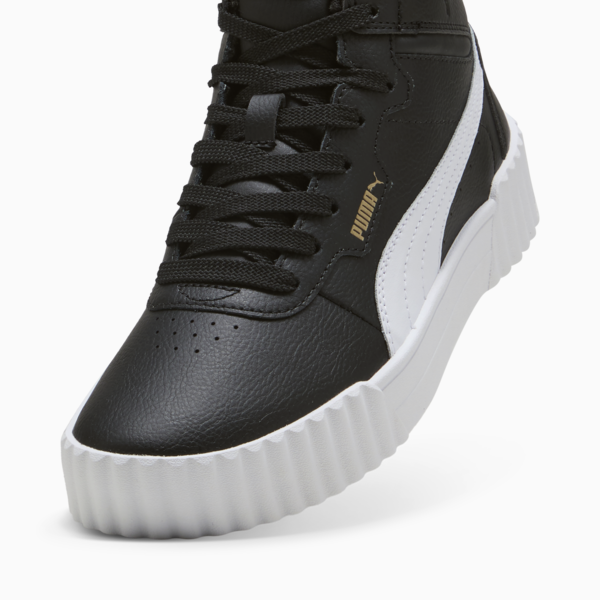 Zapatillas Carina 3.0 Mid para mujer, PUMA Black-PUMA White-PUMA Gold, large-ARG