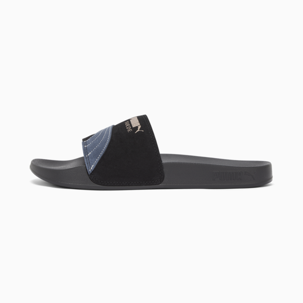 PUMA x DAVIDO Leadcat 2.0 Suede Slides Unisex, PUMA Black-Club Navy-Rose Gold, large-ZAF