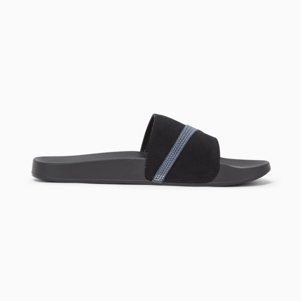 PUMA x DAVIDO Leadcat 2.0 Suede Slides Unisex, PUMA Black-Club Navy-Rose Gold, large-ZAF