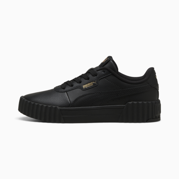 Carina 3.0 Sneakers Youth, PUMA Black-PUMA Gold, large-ZAF