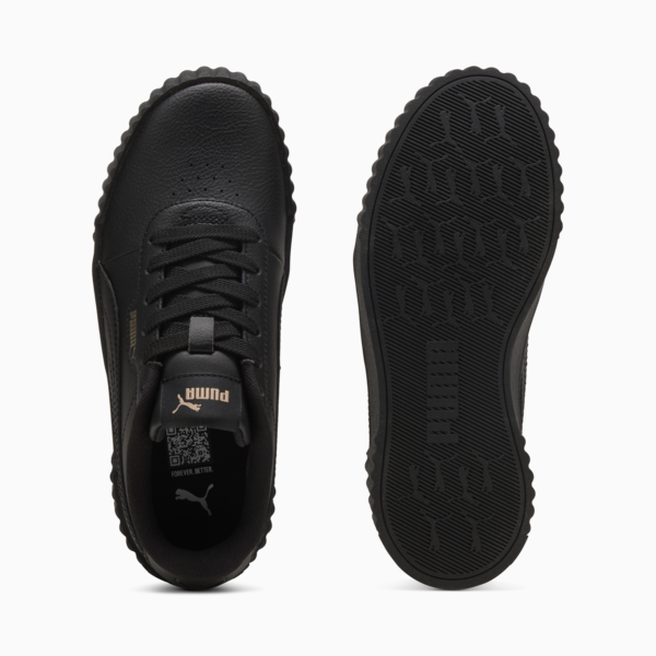 Carina 3.0 Sneakers Youth, PUMA Black-PUMA Gold, large-ZAF