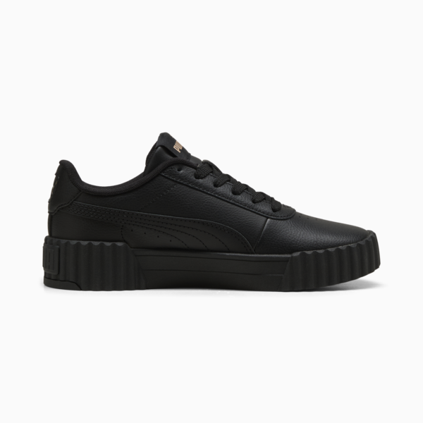 Carina 3.0 Sneakers Youth, PUMA Black-PUMA Gold, large-ZAF