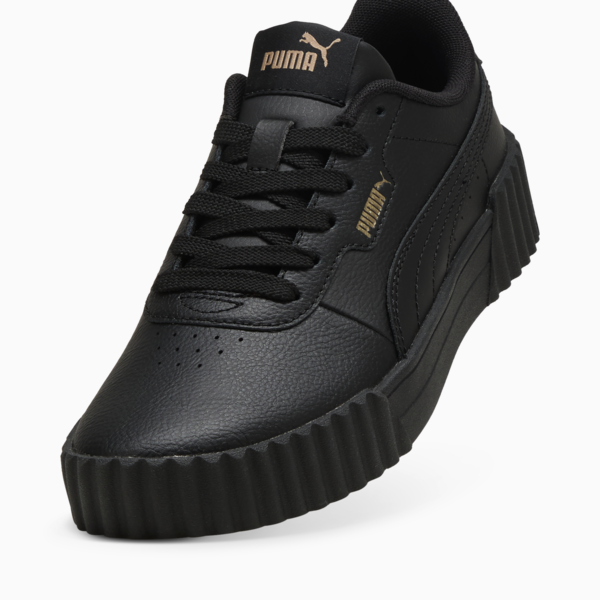 Carina 3.0 Sneakers Youth, PUMA Black-PUMA Gold, large-ZAF