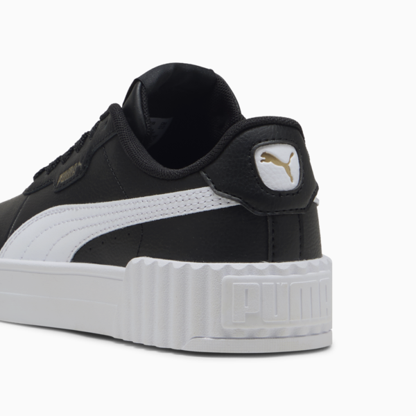 Carina 3.0 Sneakers Youth, PUMA Black-PUMA White-PUMA Gold, large-ZAF