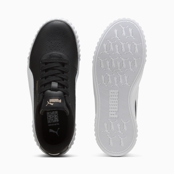 Carina 3.0 Sneakers Youth, PUMA Black-PUMA White-PUMA Gold, large-ZAF