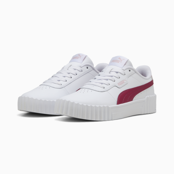 Carina 3.0 Sneakers Youth, PUMA White-Port-Rose Mauve, large-ZAF
