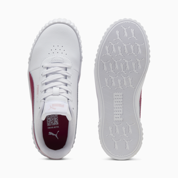Carina 3.0 Sneakers Youth, PUMA White-Port-Rose Mauve, large-ZAF